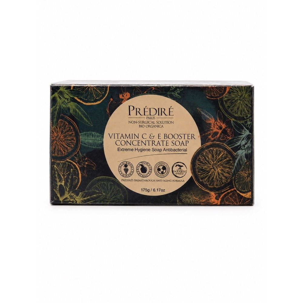 Predire Paris Vitamin C & E Booster Concentrate Soap 175g Antibacterial New